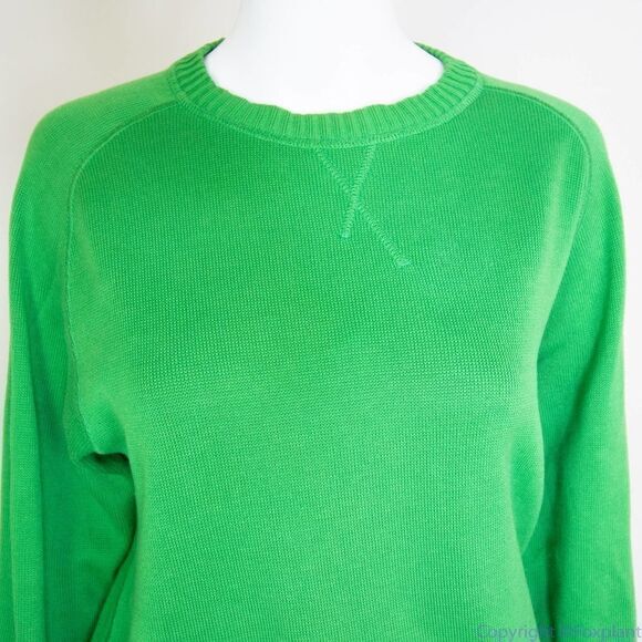 Albam Made in England 100% cotton green‎ sweater, size 1 - Picture 10 of 16